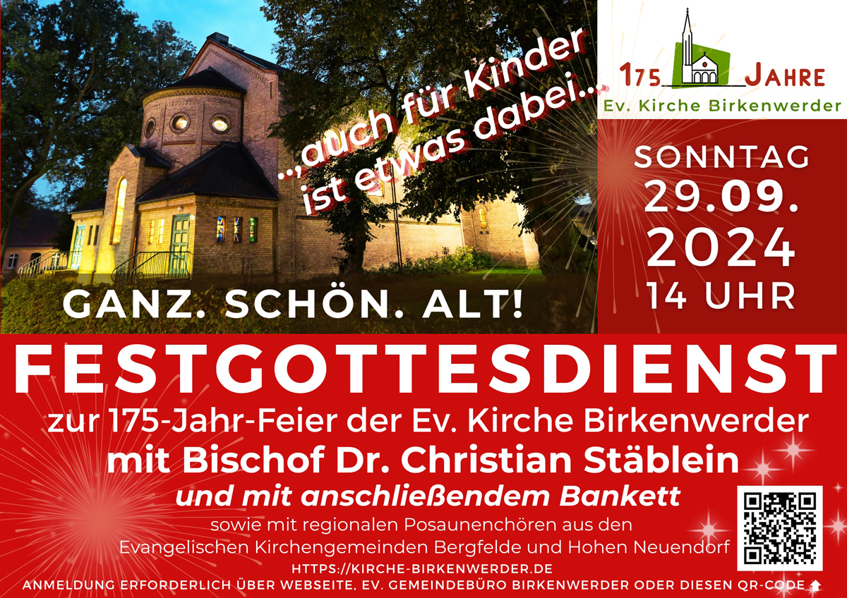 Jubiläumsgottesdienst 2024 mit Bankett mit Kindern 1200bpx