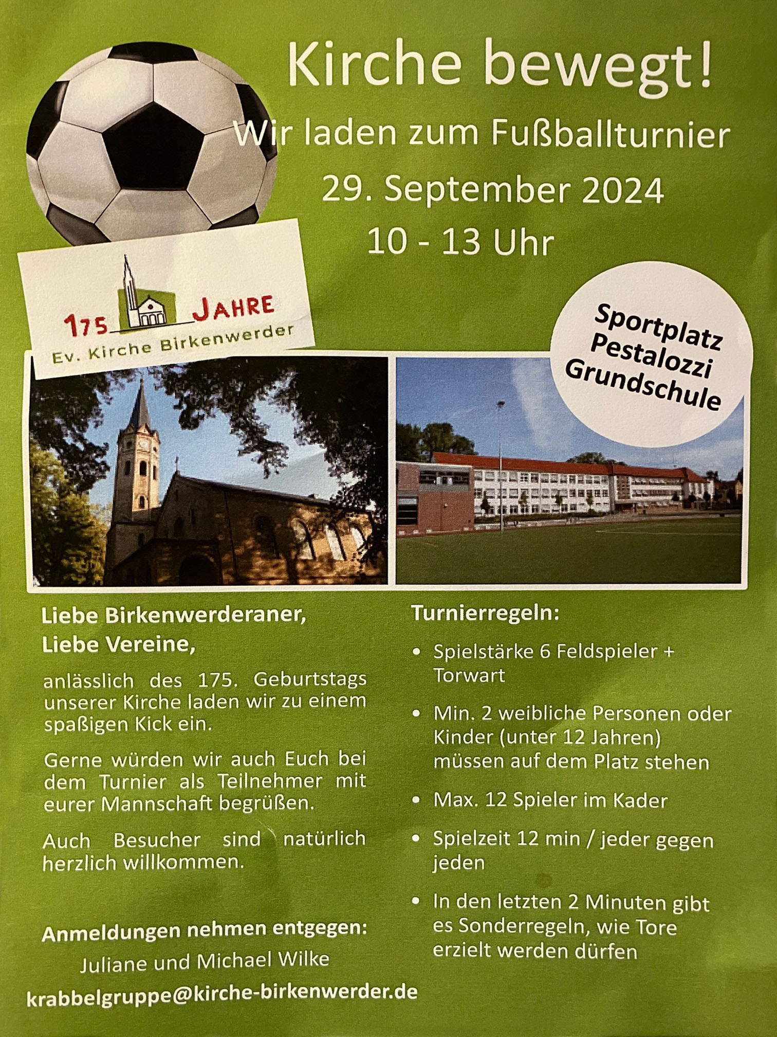 Kirche bewegt Fußballturnier