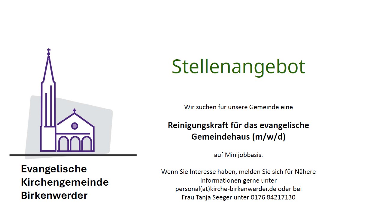 Stellenangebot
